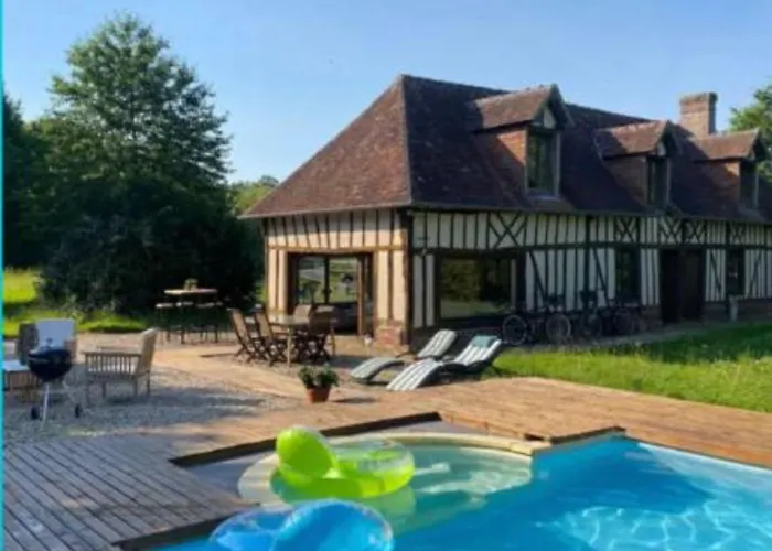 Longère Normande Avec Piscine Et Jardin Hébergement de vacances *