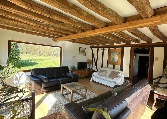 Longère Normande Avec Piscine Et Jardin *