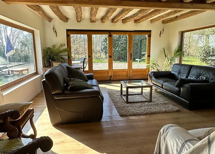 Longère Normande Avec Piscine Et Jardin Hébergement de vacances