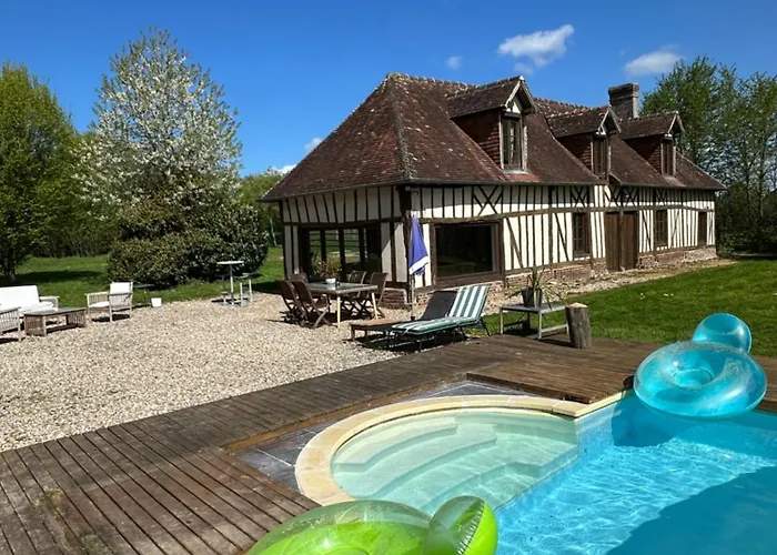 Longère Normande Avec Piscine Et Jardin *